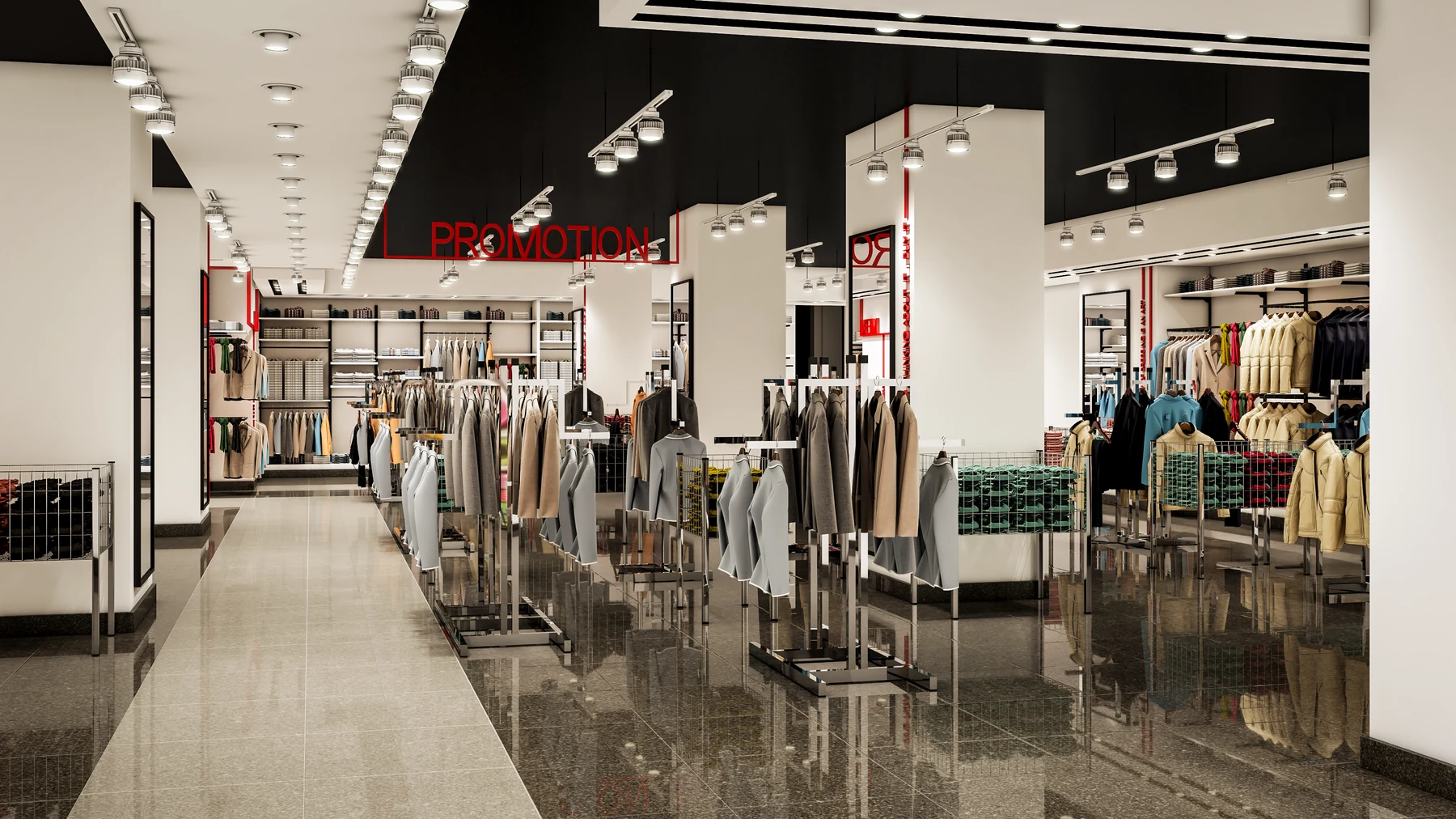 Arafa Group · Wonderland · Retail floor · design render
