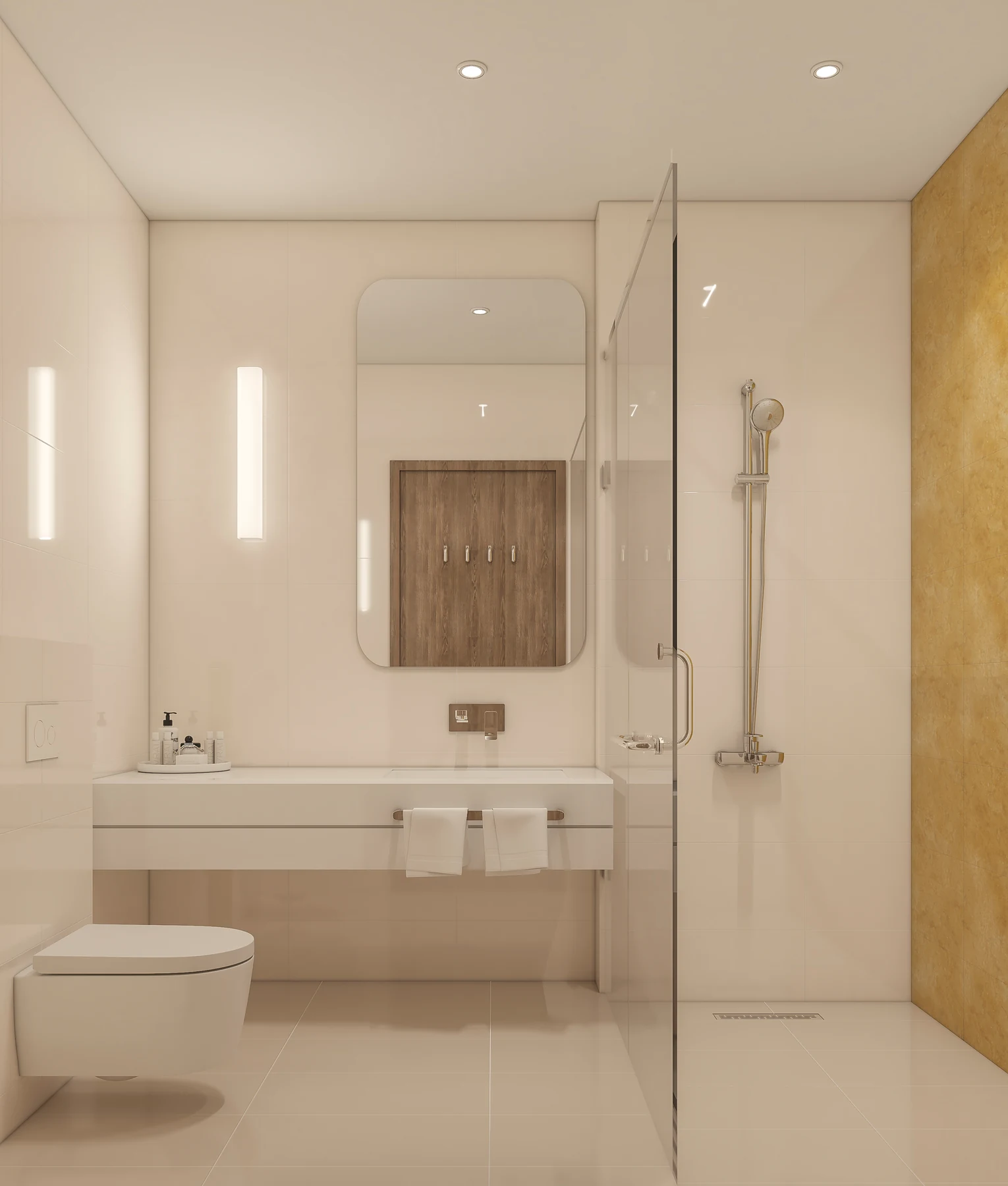 City Hotel · Duqm · Guest bathroom · design render