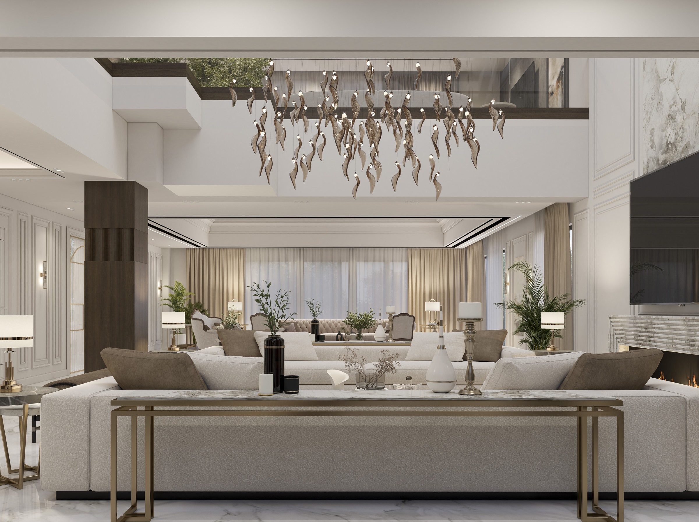 El-Rabwa Villa · Interior design visualisation